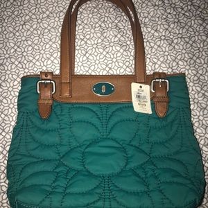 Purse..Fossil Brand...Teal color